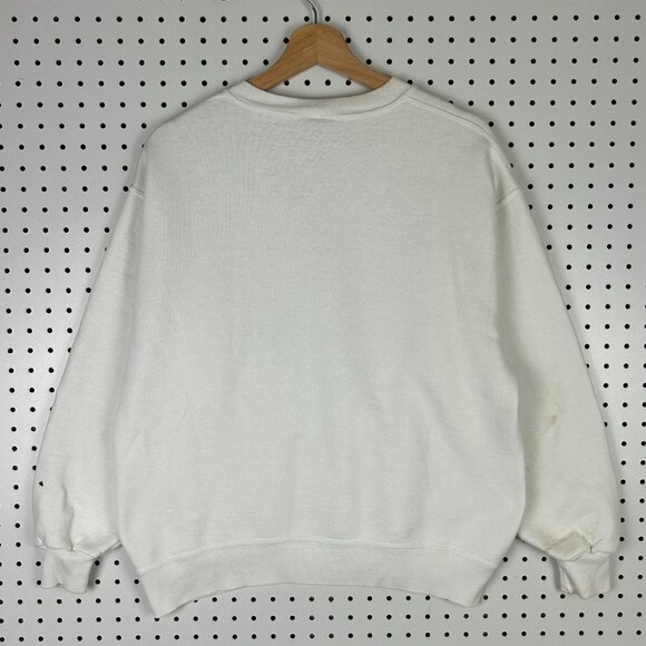 Ole Miss Rebels Crewneck Large White READ Sweatshirt Gator Bowl 1991 USA - Picture 5 of 9